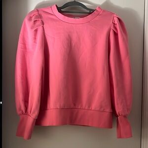 Women's Pink Puff Sleeve Top